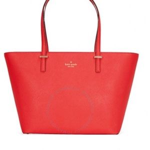 Red Kate Spade tote. Never been used.